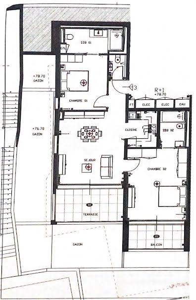 Vente appartement 3 pièces 78 m² à Roquebrune-Cap-Martin (06190), 670 000 €