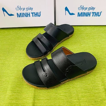 [ Shop giày Somina ] Dép nam da bò MT408