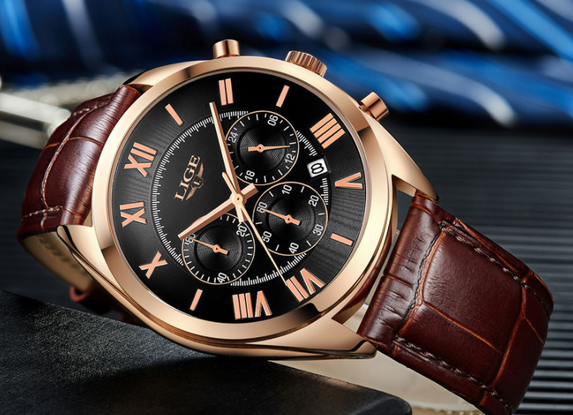 Title 3, Heren horloge Top Merk luxe waterdicht datum qu...