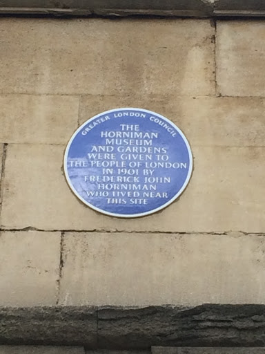 Horniman Plaque