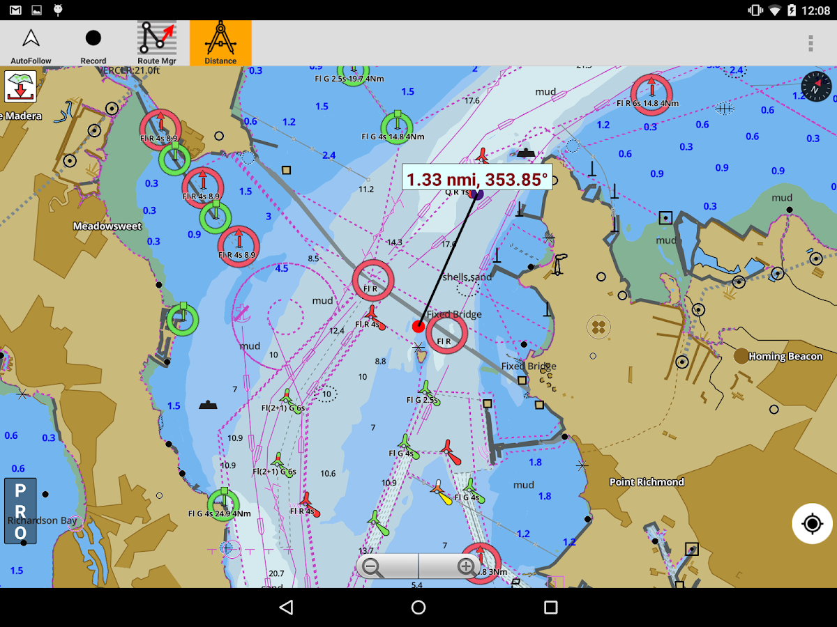 uk/ireland marine navigation charts & fishing maps