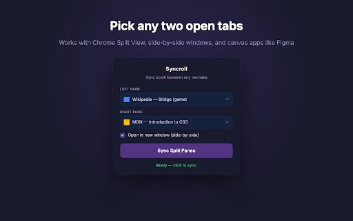 Syncroll: Split View Sync Scroller screenshot 3