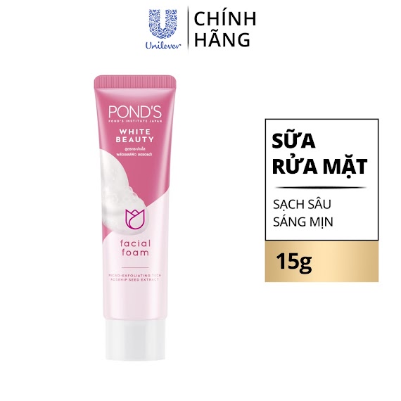 [Hb Gift] Sữa Rửa Mặt Pond's Đất Sét Khoáng Sạch Sâu 90 Gr/ Sáng Da Pond's Bright Beauty 15G (Giao Ngẫu Nhiên)