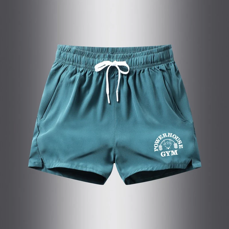 Men's Ice Silk Leisure Sports 3-Point Shorts, Lightweight and Breathable for Summer Comfort, Perfect for Exercise and Re