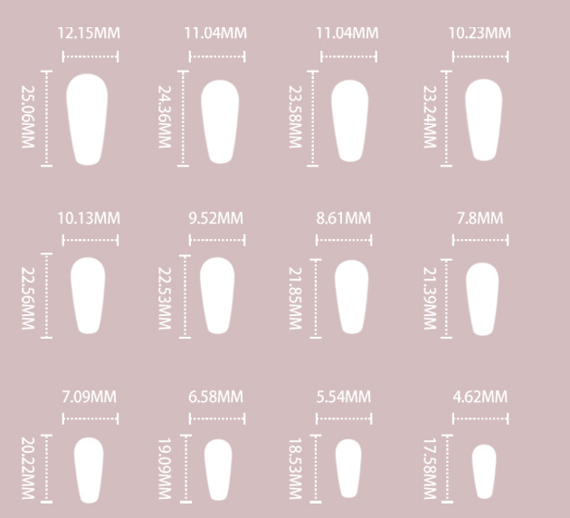 Title 1, Afneembare Manicure met Zwart-Wit Contrast Kleu...