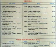 LE SHAWARMA menu 1