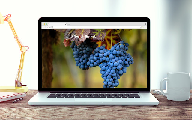 Grapes New Tab Fruit Theme