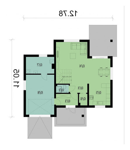 Ka35 Sz - Rzut parteru