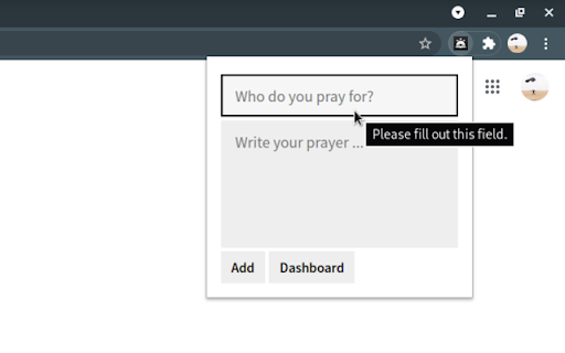 Prayers Extension