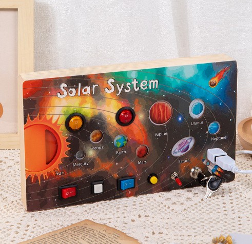 Title 4, Childrens Early Education Wooden LED Lamp Sock...