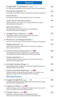 Pizza Express menu 1