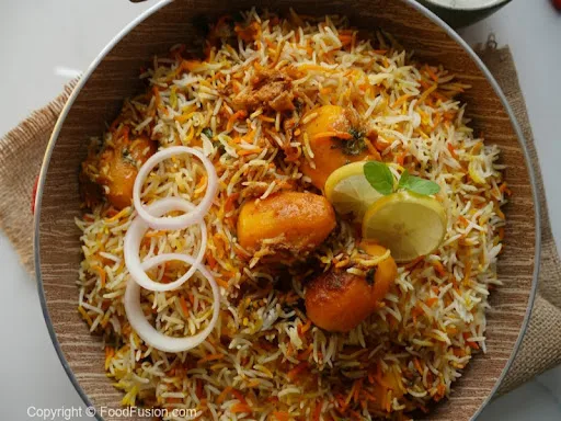 Aloo Biryani (Kolkata Style)