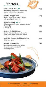 The Biryani Co. menu 1