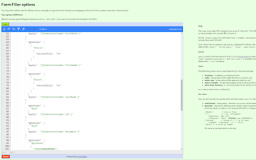 Form Filler for Testers