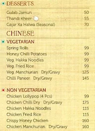 Pind Balluchi Express menu 5