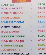 Sri Sai Andhra Mess menu 3