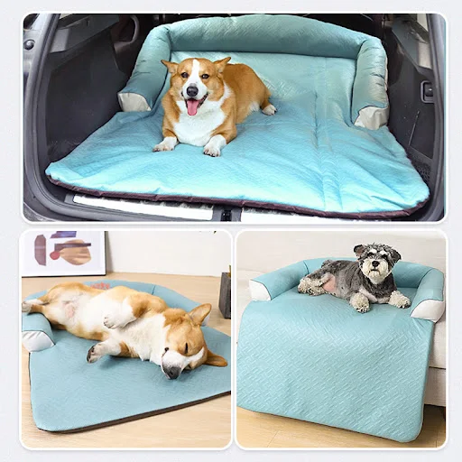 HOOPET Dog Mat Sleeping Mat With Anti-tear Bite Four Seasons Universal Pet Large Dog Removable And Washable Kennel Ma