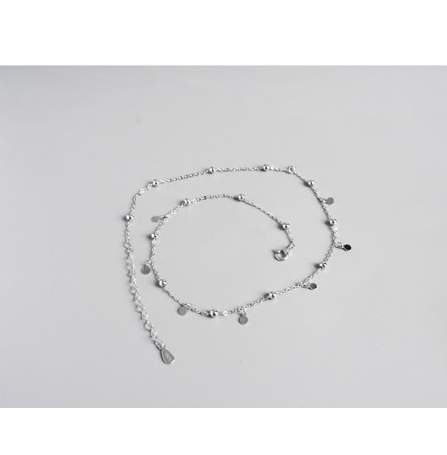 Title 9, Minimalist Round Bead Necklace