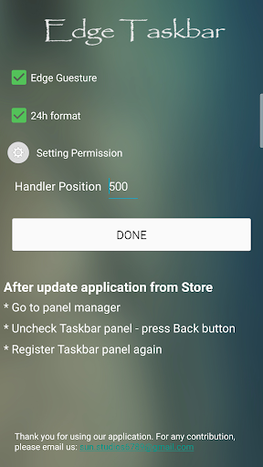 Taskbar for Note S6 Edge