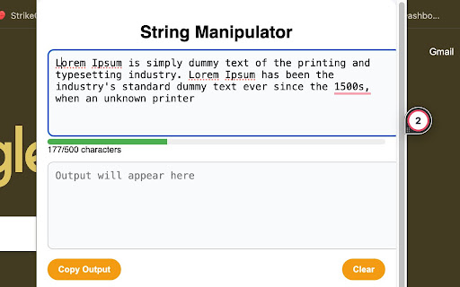 String Manipulator