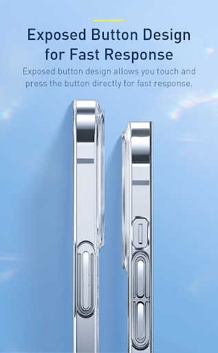 Title 4, Crystal Transparent Magnetic Protective Case. C...