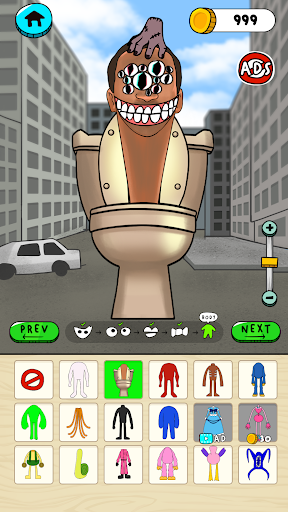 Screenshot Monster Makeover, Mix Monsters