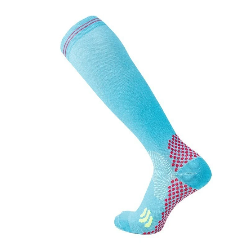 Nylon Men's and Women's Sports Muscle Strength Outdoor Football Compression Socks enhance performance, support muscles, 