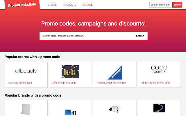 Promocode.sale chrome extension