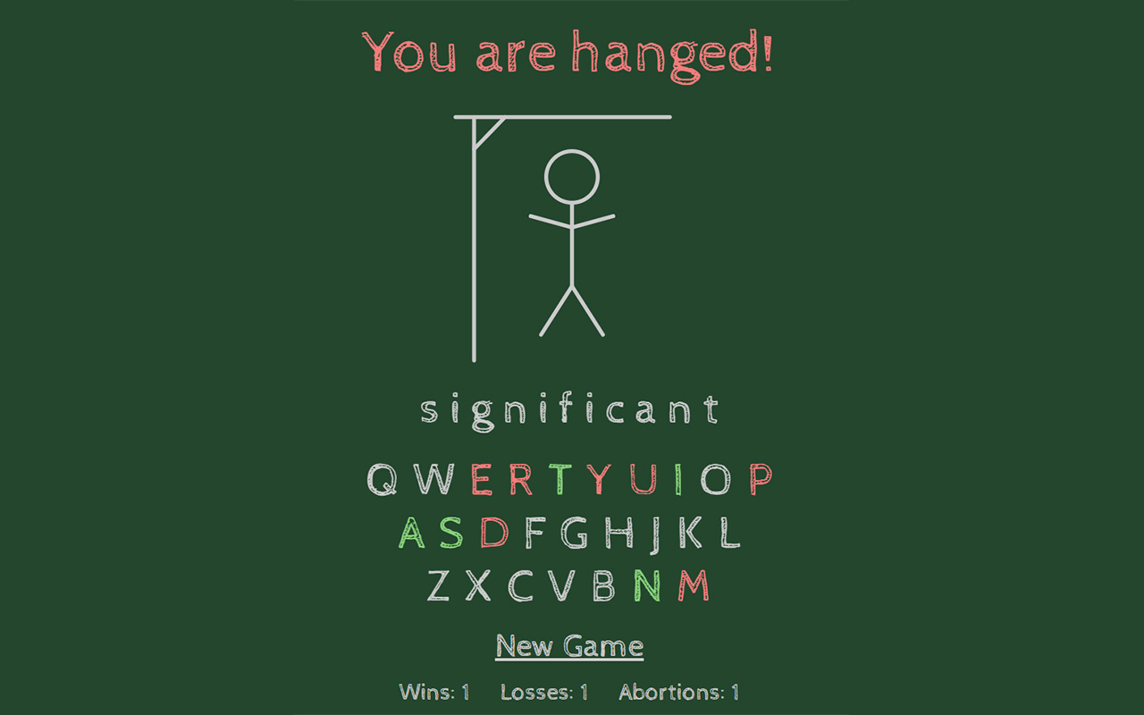 Hangman On Chalkboard Preview image 1