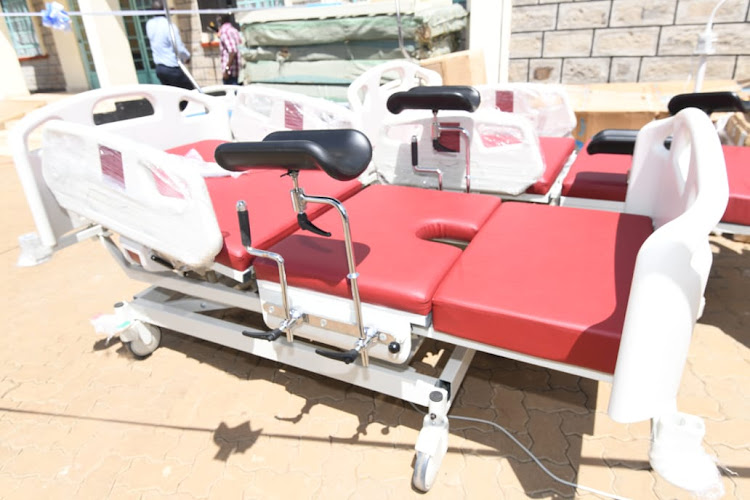 Some of the medical equipment handed over by Kisumu Governor Anyang Nyong'o to sub county hospitals on Tuesday.