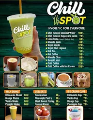 Chill Spot menu 1