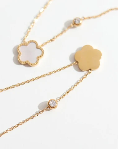 Collier en acier titane pour femme - 2