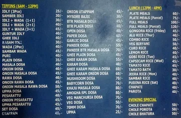 Amogha Veg menu 