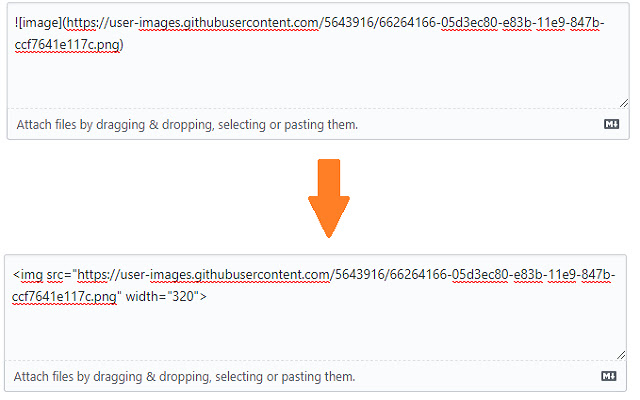 GitHub image link converter