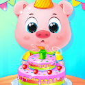 Baby pig's birthday party