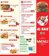 Al - Baik menu 4