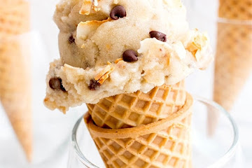 Toasted Coconut Chocolate Chip Nice Cream (Vegan, Dairy Free, Gluten Free)
