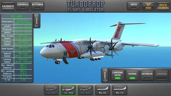  Turboprop Flight Simulator 3D – Vignette de la capture d'écran 