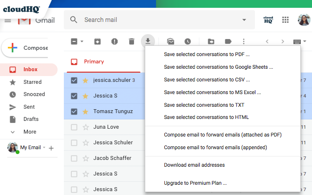 Save Emails to PDF by cloudHQ Preview image 4