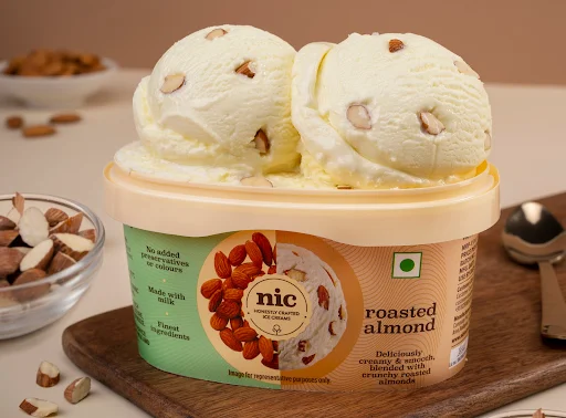 Roasted Almond Ice Cream 500ml