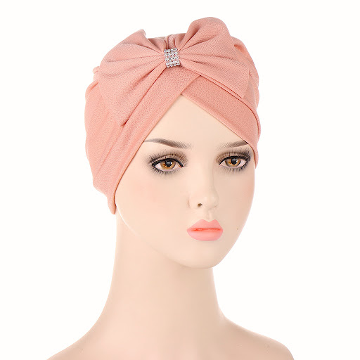 Title 10, Tangled Bow Fashion Bandana Hat Forehead Cross