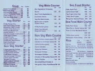 Mongolian Kitchen menu 1