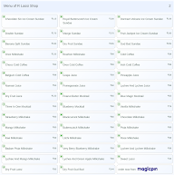 R Lassi Shop menu 2