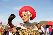 Princess Bukhosibemvelo Zulu during Umkhosi Wesivivane at KwaKhangela Royal Palace.