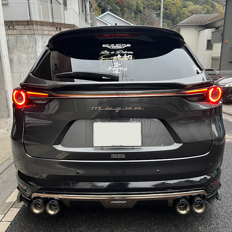CX-8のCX-8 STYLE OWNERS TEAM ステッカー・ようやくGET・リアウィンドウは貼り納め・ステッカー増えたなぁに関するカスタム事例の投稿画像2枚目