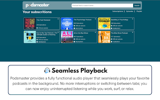 Podsmaster - Podcast Aggregator