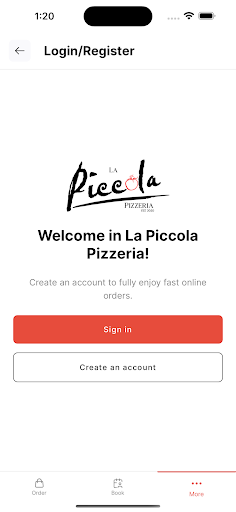 Screenshot La Piccola Pizzeria