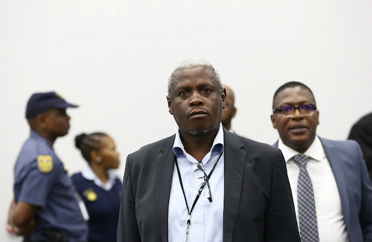 Former MEC of economic development in the Free State, Mxolisi Dukwana, at the state-capture commission. Picture: MASI LOSI