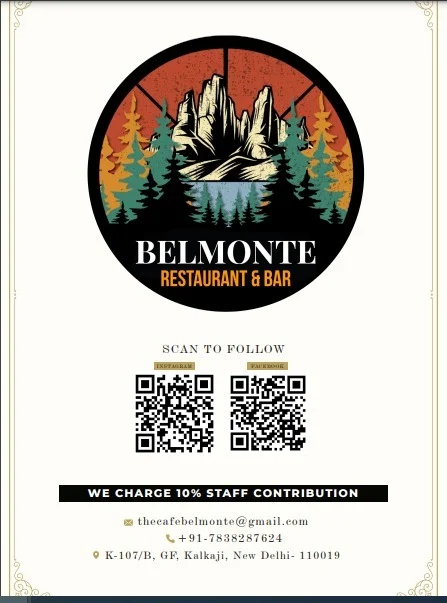 Belmonte Bar & Restaurant menu 