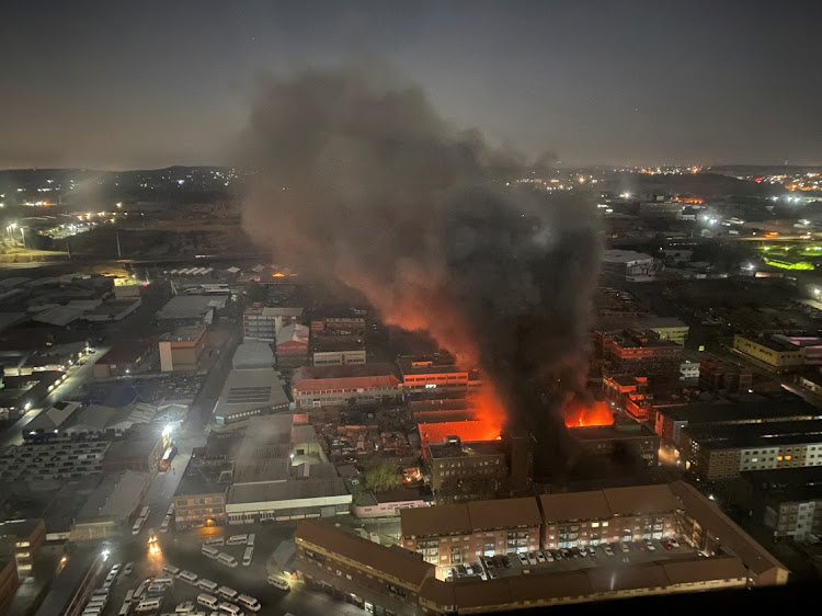 The building which burnt in Marshalltown, Johannesburg, housed more than 200 households, and was one of many in the inner city that are unfit for human habitation.